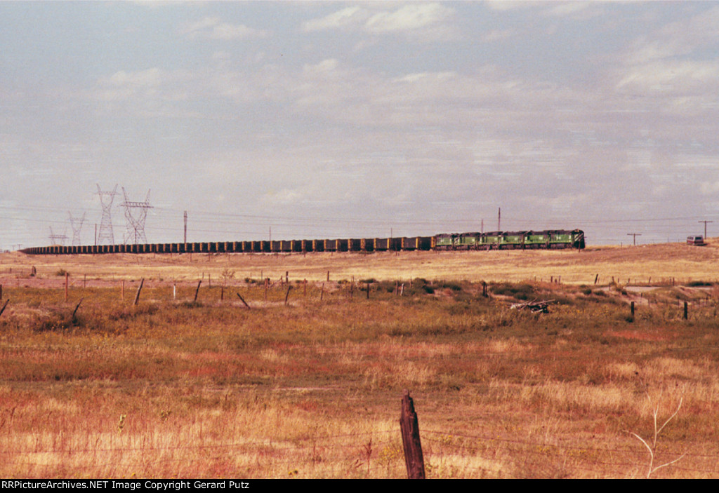 e/b BN Coal Train